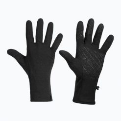 ICEBREAKER Rękawiczki Quantum Gloves Black-XL. Czarne rękawiczki Icebreaker, bez wzorów, z dzianiny. Za 179.99 zł.
