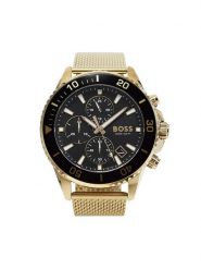 Boss Zegarek Admiral 1513906 Złoty. Żółte, analogowe zegarki Boss, złote. Za 1,819.00 zł.