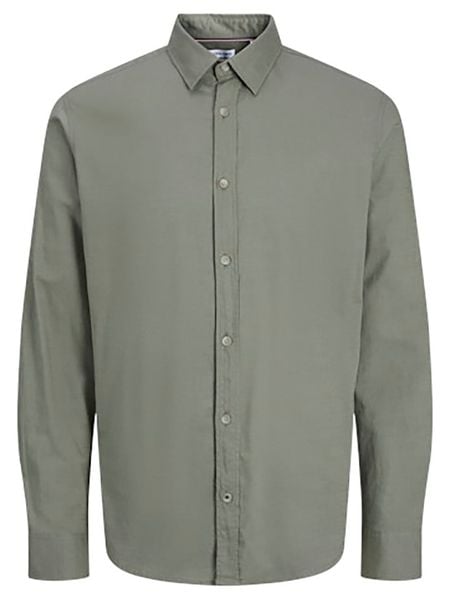 Jack & Jones Koszula w kolorze khaki rozmiar: M. Brązowe koszule Jack & Jones, m, bez wzorów, z bawełny, bez kołnierzyka, bez ramiączek. Za 56.93 zł.