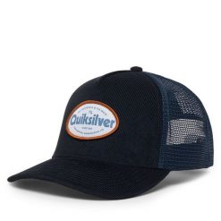 Czapka z daszkiem Quiksilver. Niebieskie czapki z daszkiem Quiksilver, bez wzorów. Za 129.99 zł.