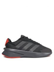 Adidas Sneakersy Heawyn IG4011 Czarny. Czarne buty sportowe casual Adidas, bez wzorów, z materiału, bez zapięcia. Za 339.99 zł.