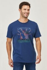 LEE SS ROOSTER TEE MĘSKI T-SHIRT KOSZULKA INSIGINIA BLUE L62IFESS 112140406. Niebieskie t-shirty Lee, l, bez wzorów, bez kołnierzyka, bez ramiączek. Za 69.99 zł.