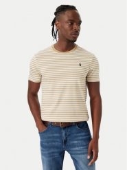 Polo Ralph Lauren T-Shirt 710956828507 Beżowy Regular Fit. Brązowe koszulki polo Polo Ralph Lauren, m, bez wzorów, z bawełny, bez kołnierzyka, bez ramiączek. Za 419.99 zł.