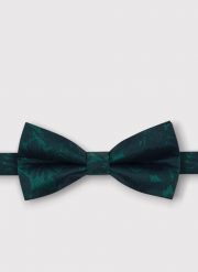 PAKO LORENTE - Zielona mucha męska we wzór kwiatowy. Zielone krawaty i muchy Pako Lorente, bez wzorów, z poliesteru. Za 99.99 zł.