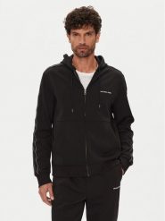 Michael Kors Bluza CT4524K5MF Czarny Regular Fit. Czarne bluzy Michael Kors, m, bez wzorów, z bawełny, bez kaptura. Za 419.99 zł.