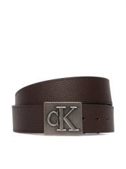 Calvin Klein Pasek Męski LV04D7111G Brązowy ciemny. Brązowe paski CALVIN KLEIN, bez wzorów, ze skóry. Za 289.99 zł.