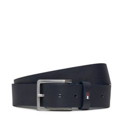 Pasek Męski Tommy Hilfiger. Niebieskie paski Tommy Hilfiger, bez wzorów. Za 159.99 zł.