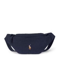 Saszetka nerka Polo Ralph Lauren. Niebieskie saszetki i nerki Polo Ralph Lauren, bez wzorów. Za 299.99 zł.