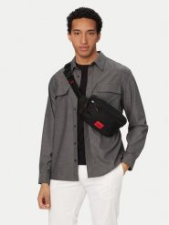 HUGO Nerka Ethon 2.0 50563635 Czarny. Czarne saszetki i nerki Hugo, bez wzorów, z materiału. Za 399.99 zł.