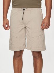 Jack&Jones Szorty materiałowe Velo 12249100 Beżowy Regular Fit. Brązowe szorty Jack&Jones, m, bez wzorów, z materiału. Za 99.99 zł.