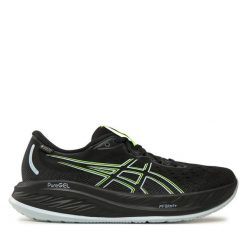 Buty do biegania Asics. Czarne buty do biegania ASICS, bez wzorów, bez zapięcia, do biegania. Za 479.99 zł.