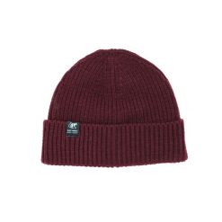 Czapka dzianinowa – z obszyciem / rozmiar uniwersalny (bordowa). Czerwone czapki zimowe SURF MONKEY, bez wzorów, z dzianiny. Za 119.95 zł.