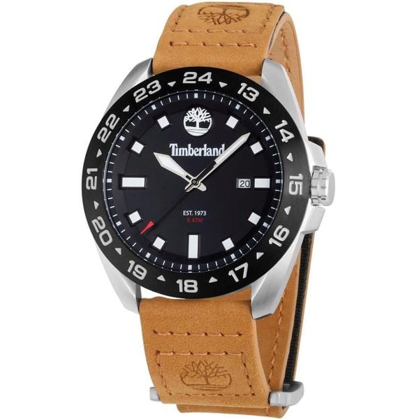 Zegarek męski Timberland TDWGB0029401, Quartz, 44mm, 5ATM. Szare zegarki Timberland, ze stali. Za 606.05 zł.