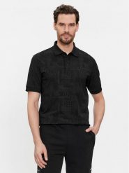 KARL LAGERFELD Polo 745082 541224 Czarny Regular Fit. Czarne koszulki polo KARL LAGERFELD, m, bez wzorów, z bawełny, bez kołnierzyka, bez ramiączek. Za 969.99 zł.