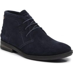 Trzewiki WRANGLER - Blake Desert Suede WM92081A Navy 016. Niebieskie botki sznurowane Wrangler, bez wzorów, z materiału, bez obcasa, bez zapięcia. Za 369.00 zł.