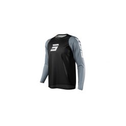 Dorosły Rowery Górskie Koszulka z Długim Rękawem Shot Neo Defender Grey. Czarne bluzy SHOT RACE GEAR, bez wzorów, bez kaptura. Za 179.00 zł.