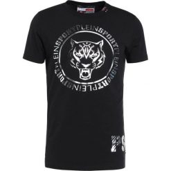 Plein Sport ROUND NECK GAME Tshirt z nadrukiem black/yellow. T-shirty Plein Sport. W wyprzedaży za 647.40 zł.