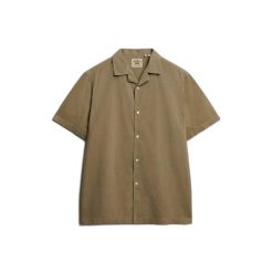 Koszula Superdry Cabana. Niebieskie koszule Superdry, s, bez wzorów, z materiału, bez kołnierzyka, bez ramiączek. Za 264.55 zł.