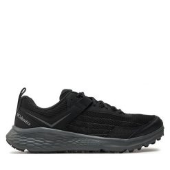 Trekkingi Columbia. Czarne buty trekkingowe Columbia, bez wzorów, bez zapięcia. Za 199.99 zł.