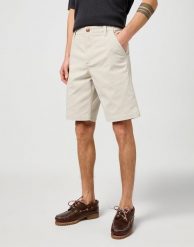 MESKIE SPODENKI WRANGLER CJ CHINO SHORTS PELICAN 112362919. Szorty Wrangler, bez wzorów, z materiału. Za 169.99 zł.