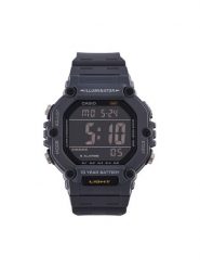 Casio Zegarek AE-1600H-8BVEF Czarny. Czarne, cyfrowe zegarki Casio. Za 249.00 zł.