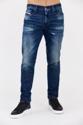 DIESEL Niebieskie jeansy męskie 2019 D-STRUKT. Niebieskie jeansy Diesel, m. W wyprzedaży za 629.99 zł.