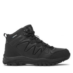 Trekkingi Campus. Czarne botki sznurowane Campus, bez wzorów, bez obcasa, bez zapięcia. Za 399.99 zł.