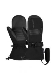 Rękawiczki narciarskie Reusch unisex. Czarne rękawiczki Reusch, na zimę, bez wzorów, z materiału. Za 436.35 zł.