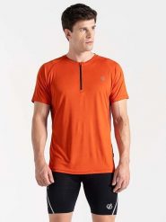 Dare 2b Koszulka kolarska "Gallantry II" w kolorze pomarańczowym rozmiar: XS. Pomarańczowe t-shirty sportowe Dare 2B, bez wzorów, z materiału, bez ramiączek, rowerowe. Za 47.82 zł.