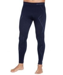 Spodnie męskie wełniane Brubeck EXTREME MERINO. Niebieskie bielizna termoaktywna Brubeck, na zimę, m, bez wzorów, z materiału, bez ramiączek, narciarskie. Za 288.49 zł.