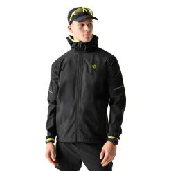 Męska Ultralekka Kurtka Wodoodporna. Czarne kurtki Dare 2B, m, bez wzorów, z materiału, z kapturem. Za 596.99 zł.