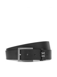 Armani Exchange Pasek Męski XM000606 AF12704 UC001 Czarny. Czarne paski Armani Exchange, bez wzorów, ze skóry. Za 349.99 zł.