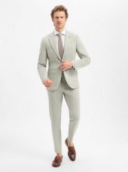 Finshley & Harding London Garnitur - Brixdon/Hoxdon Mężczyźni Slim Fit Sztuczne włókno szary, 56. Szare garnitury Finshley & Harding London, m, bez wzorów, z włókna. Za 549.95 zł.