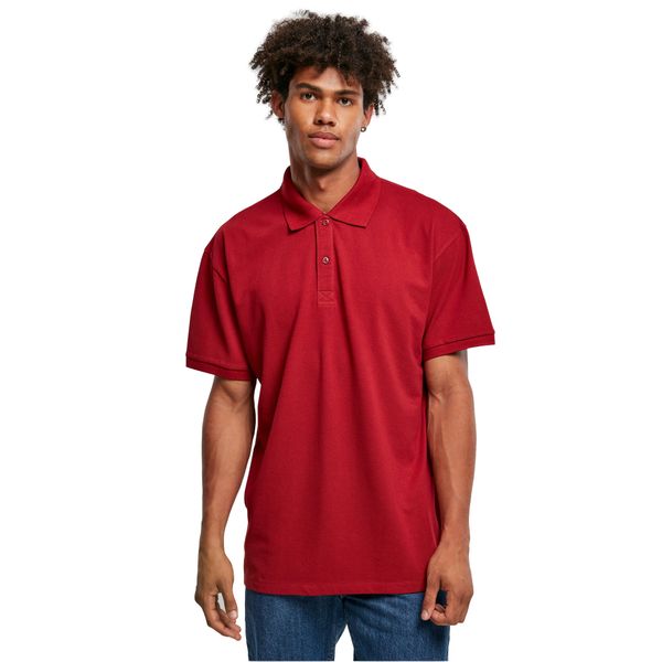Polo Urban Classics Oversized. Czerwone koszulki polo Urban Classics, m, bez wzorów, bez kołnierzyka, bez ramiączek. Za 138.00 zł.