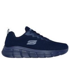 Buty męskie na co dzień Skechers Bobs B Flex-Chill. Niebieskie buty do biegania Skechers, bez wzorów, bez zapięcia, do biegania. Za 211.00 zł.