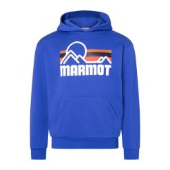 Bluza trekkingowa męska Marmot Coastal Hoody. Niebieskie bluzy Marmot, m, bez wzorów, bez kaptura. Za 179.99 zł.