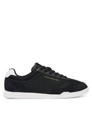 Tommy Hilfiger Sneakersy Lo Pro Cupsole FM0FM05943 Czarny. Czarne buty sportowe casual Tommy Hilfiger, bez wzorów, z meshu, bez zapięcia. Za 409.99 zł.