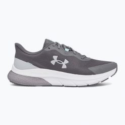 Buty do biegania męskie Under Armour Hovr Turbulence 2 RS castlerock/modmod. Szare buty do biegania Under Armour, bez wzorów, bez zapięcia, do biegania. Za 229.99 zł.