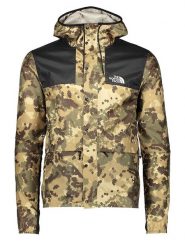 The North Face Kurtka przejściowa "Mountain" w kolorze czarno-beżowo-oliwkowym rozmiar: M. Brązowe kurtki The North Face, m, bez wzorów, bez kaptura. Za 231.68 zł.