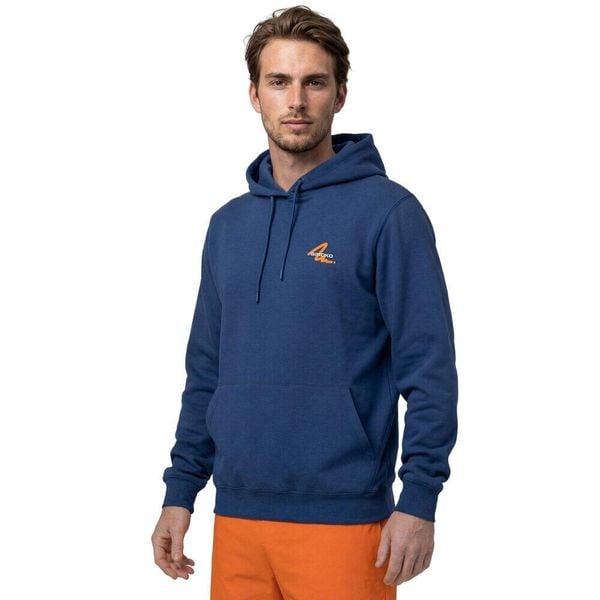 Męska bluza tenisowa z kapturem Siroko Newport Navy. Niebieskie bluzy z kapturem SIROKO, m, bez wzorów, z materiału, z kapturem. Za 169.00 zł.