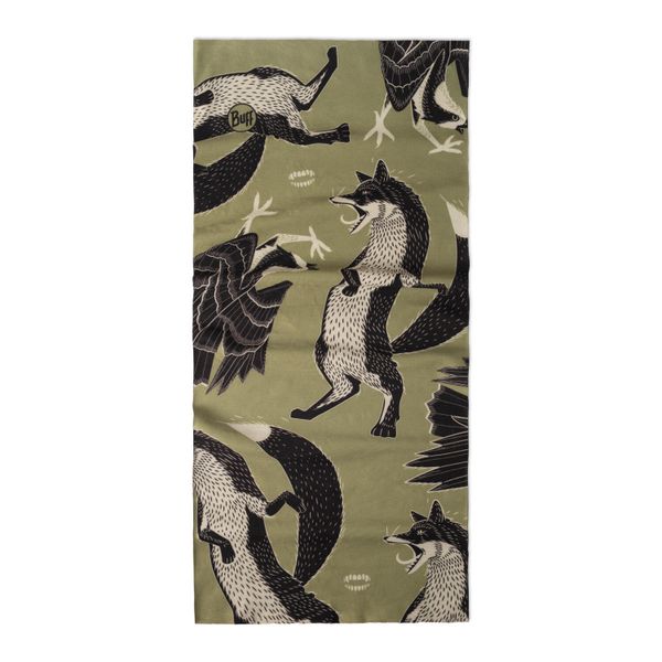 Chusta wielofunkcyjna Buff Coolnet UV - rub chomp khaki. Zielone szaliki Buff, bez wzorów, z elastanu. Za 89.08 zł.