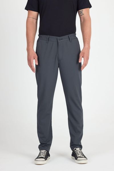 Spodnie Chino Męskie Merino - Smart & Flex. Szare bielizna termoaktywna WOOLONA, na lato, l, bez wzorów, z elastanu, bez ramiączek, trekkingowe. Za 432.00 zł.