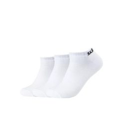 Skarpetki sportowe dla dorosłych 3PPK Mesh Ventilation Socks. Białe skarpety Skechers, bez wzorów, z meshu. Za 25.99 zł.