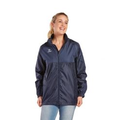 Niebieska kurtka na każdą pogodę Erima Team. Niebieskie kurtki Erima, s, bez wzorów, z materiału, bez kaptura. W wyprzedaży za 141.00 zł.