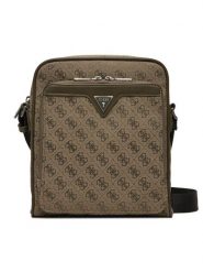 Guess Saszetka Milano - 4G HMMILJ P4260 Zielony. Zielone saszetki i nerki Guess, z aplikacjami, z materiału. Za 219.99 zł.