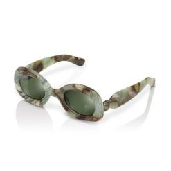 Okulary przeciwsłoneczne retro Siroko Fantasy Total Green. Zielone okulary przeciwsłoneczne SIROKO, okrągłe. Za 387.00 zł.