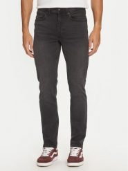 Mustang Jeansy Orlando 1013239 Czarny Slim Fit. Czarne jeansy Mustang, m. Za 349.99 zł.