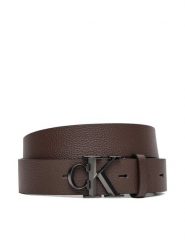 Calvin Klein Pasek Męski Ck Buckle 32Mm LV04D7022G Brązowy. Brązowe paski CALVIN KLEIN, bez wzorów, ze skóry. Za 189.99 zł.