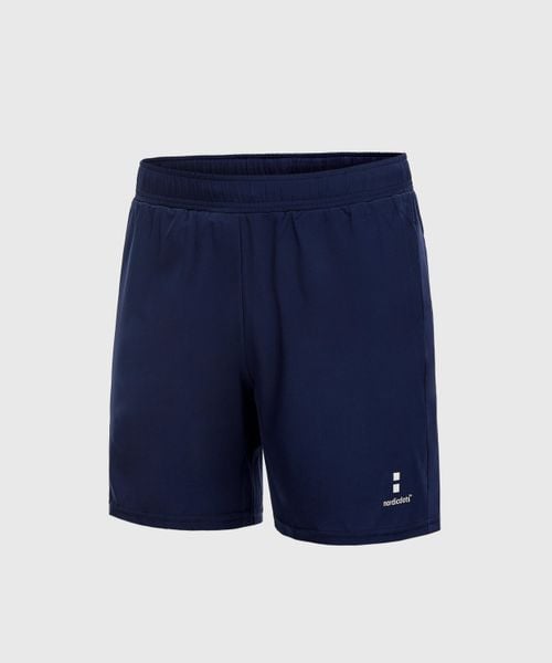 Spodenki sportowe męskie Performance. Niebieskie krótkie spodenki sportowe NORDICDOTS, l, bez wzorów, z nylonu. Za 185.00 zł.