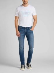 Lee Dżinsy - Slim fit - w kolorze niebieskim rozmiar: W31/L34. Niebieskie jeansy Lee, l. Za 173.99 zł.